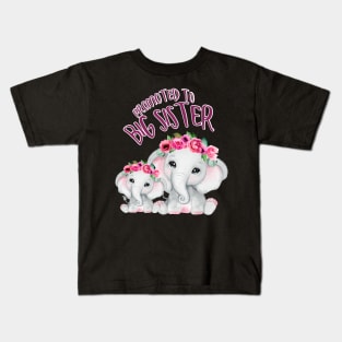 Promoted to Big Sister 2022 Kids T-Shirt